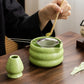 Matcha Bowl Ceramic Wavy Rim Tea Kit With Song Dynasty Pointing Device Fall 2025 Mindful Gift