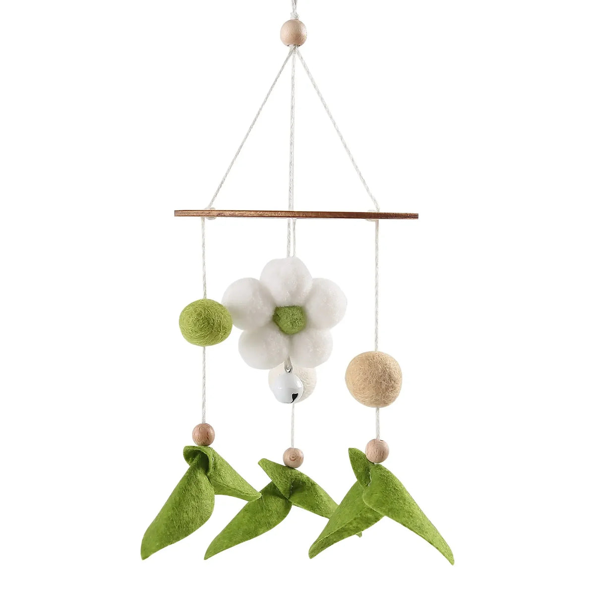 Mobile Baby Wooden Crib Hanging Toy Newborn Nursery Fall 2025 Soothing Music Developmental Gift