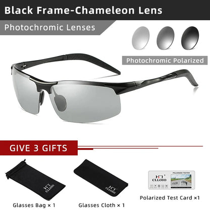 Photochromic2026 Edition Sunglasses Polarized Day Night Driving Glasses With Anti Glare UV Protection Summer
