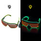 Glasses Glowing LED Luminous Neon Sunglasses for Christmas Party Prop