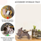 Resin Bulldog Storage Sculpture - Trendy Key Holder & Candy Tray for Household Decor