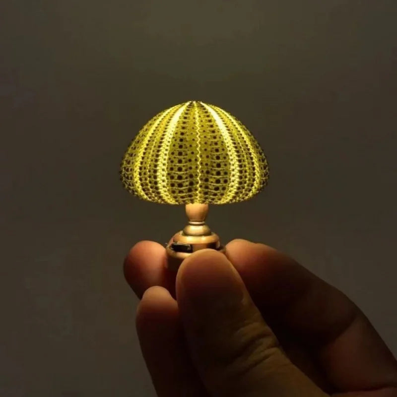 Retro Popular Sea Urchin Night Lamp - Children's Table Lamp for Girls Room Decor
