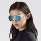 Full View Retro Frame Unisex Pool Swim Eyewear 2026 – Wide Angle Anti-Fog Swimming Goggles