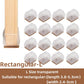 Floor Protectors Chair Feet Leveling Mat 2026 – Silicone Anti-Slip Furniture Leg Pads 16-Pack