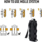 MOLLE Radio Pouch and Water Bottle Holder - Flexible 40 Oz Pouch for Backpack Fall 2025 Tactical Gear Accessory