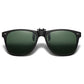 Polarized Photochromic UV Anti-Glare Driving Goggles, Vintage Square Style, Fall 2025 Safe Driving – Night Vision Clip-On Sunglasses