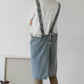 Apron Denim Washed Cotton Canvas Korean Dress Apron Fall 2025 Kitchen Garden Cooking Apron With Pockets