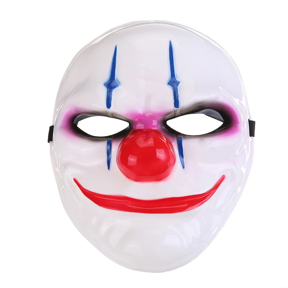 Mask Halloween Payday 2 Clown Full Face PVC Cosplay