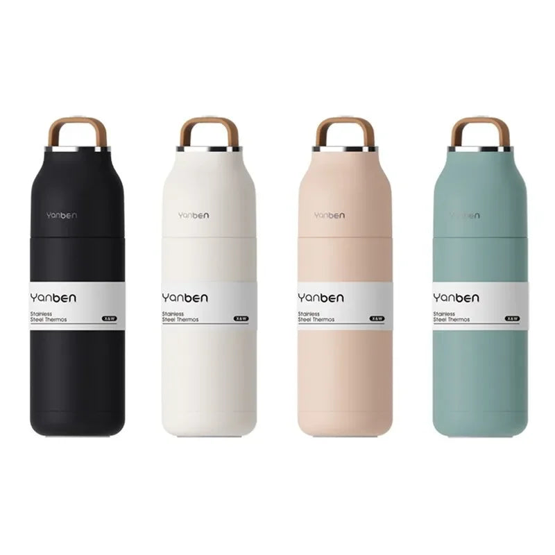 Water Travel Bottle 350ml 304 Stainless Steel Vacuum Thermos Flask Fall 2025 Insulated Leakproof On The Go