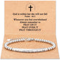 letter design, metal, lobster-claw clasp, faith-inspired – Timeless women's chain bracelet