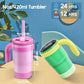 Thermos Kids Bottle 420ML Stainless Steel Insulated Tumbler With Handle And Straw, Christmas 2025 Gift