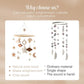 Mobile Baby Wooden Crib Hanging Toy Newborn Nursery Fall 2025 Soothing Music Developmental Gift