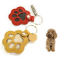 Hair Pet Keychain Paw Pendant PU Leather Hair Holder