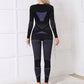 Fast Dry Thermal Base Layer Kit for Women - High Elastic Skiing Underwear for Winter Sports