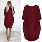 Variant image for Plus Size Women's Dress with Pockets, Oversize Relaxed Fit, Soft Lightweight Fabric, Sizes S-5XL-9
