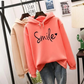 Plush Relaxed Women Hoodie - Oversized Pullover, Cotton Casual