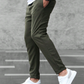 Men's Stretch Pants with Adjustable Elastic Waistband, Breathable Fabric, Relaxed Fit for Work and Casual Wear-2