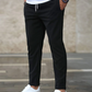 Variant image for Men's Stretch Pants with Adjustable Elastic Waistband, Breathable Fabric, Relaxed Fit for Work and Casual Wear-11