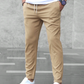 Men's Stretch Pants with Adjustable Elastic Waistband, Breathable Fabric, Relaxed Fit for Work and Casual Wear-4