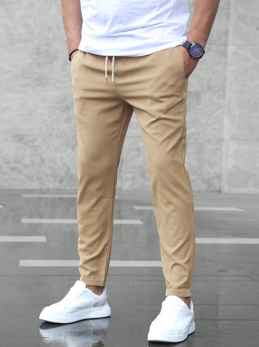 Variant image for Stretch Comfort Trousers with Adjustable Drawstring Waistband, Lightweight Work Pants for All-Day Wear-16