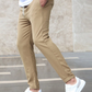 Men's Stretch Pants with Adjustable Elastic Waistband, Breathable Fabric, Relaxed Fit for Work and Casual Wear-5