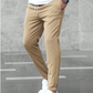 Men's Stretch Pants with Adjustable Elastic Waistband, Breathable Fabric, Relaxed Fit for Work and Casual Wear-6