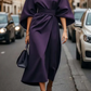 Belted Black Maxi Dress for Women - Flattering Fit Long Dress, Plus Size Available, Effortless Elegance-3