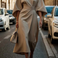 Variant image for Belted Black Maxi Dress for Women - Flattering Fit Long Dress, Plus Size Available, Effortless Elegance-7