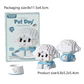 Mini Cute Pet Dog Building Block Kit - 90-Piece Cartoon Animal Educational Toy for Kids and Adults
