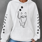 Cozy Warm Women's Hoodie - Oversized Waffle Knit, Casual