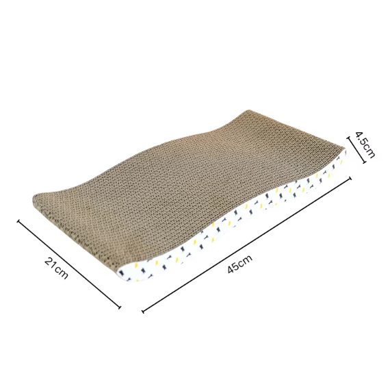Cat Cardboard Scratching Board Mat Box for Indoor Cats