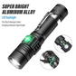 High Power LED Flashlights Zoomable Camping Torch with T6 LED, Water-Resistant, 4 Lighting Modes, USB Charger, Outdoor Emergency Light