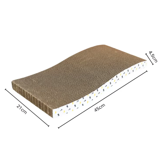 Cat Cardboard Scratching Board Mat Box for Indoor Cats
