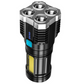 Led Mini Diving Battery-Powered Torch - High Lumens Long Range Flashlight for Camping and Outdoor Use