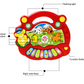 Animals Farm Kids Cartoon Piano Keyboard Game with Sounds, Flashing Light Music Educational Toy for Baby Gifts