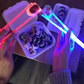 Luminous LED Lightsaber Chopsticks - Light Up Star Wars Party Tableware, Fun Kitchenware for Kids
