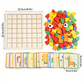 120Pcs Wooden Mosaic Puzzle Toy for Kids - Montessori 3D Patterned Shape Jigsaw Kit, Early Education Fun
