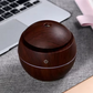USB Ultrasonic Cool Mist Sprayer Aroma Diffuser Mini Wood Grain Humidifier for Household Use