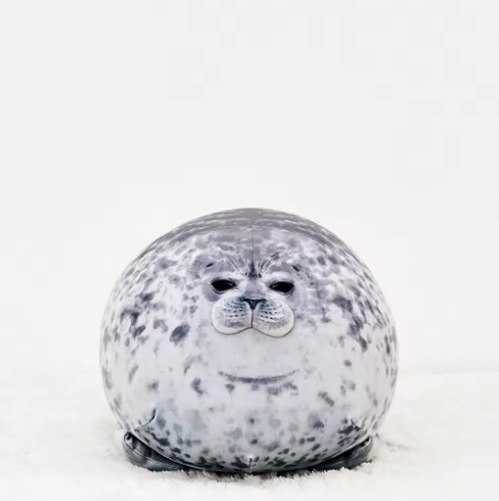 Blob Angry Seal Pillow 3D Plush Toy for Kids, 20CM Cute Sea Lion Gift