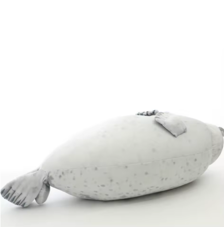 Blob Angry Seal Pillow 3D Plush Toy for Kids, 20CM Cute Sea Lion Gift