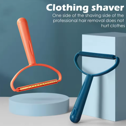 Hand-Operated Lint Remover for Household Use - Plastic Metal No Battery Trimmer for Coats Hats