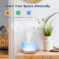 Humidifier Air Essential Oil Diffuser 500ML Ultrasonic LED Lamp