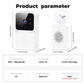 Tuya Cordless Video Doorbell Camera with Night Vision, Smart Household Security HD Outdoor Doorbell Intercom System