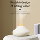 Aroma Volcanic Diffuser Essential Oil Lamp 130ml USB Humidifier with Color Flame Night Light