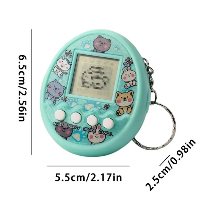 Pets Electronic Game Toys - Virtual Tamagotchi for Kids, Multi-Language Digital Animals, Fun Learning Pixel Pets