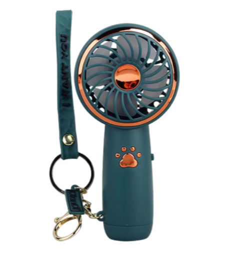 Summer New Mini Fan - Cute Cartoon Travel-Friendly USB Hand-Held Fan for Students, Ideal Outdoor Cooling Option