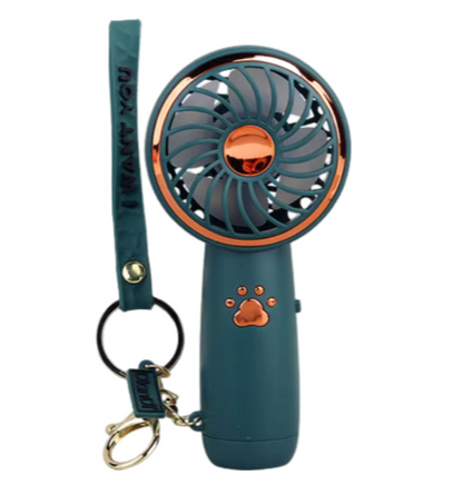 Summer New Mini Fan - Cute Cartoon Travel-Friendly USB Hand-Held Fan for Students, Ideal Outdoor Cooling Option