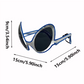 LED Neon Glasses - Glow Sunglasses for Parties, EL Wire Neon Glasses for Kids & Adults