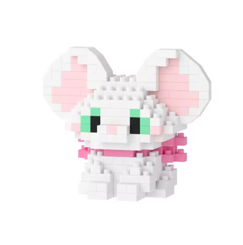 Mini Cute Pet Cat Building Block Kit - Educational Toy for Kids and Adults, City Cartoon Animal Design