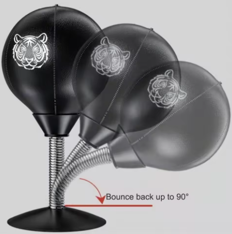 Punching Desktop Bag with Suction Cup - Stress Relief Toys for Kids and Adults